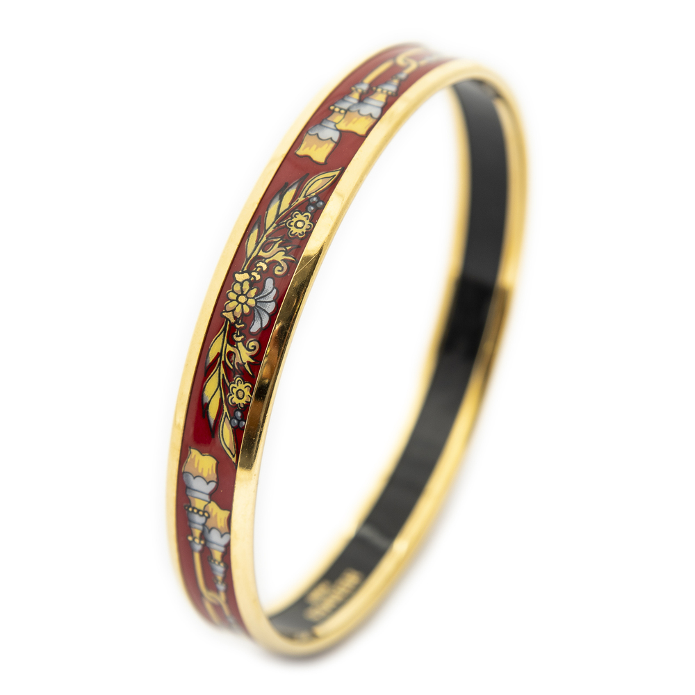 Hermes Enamel Bangle PM